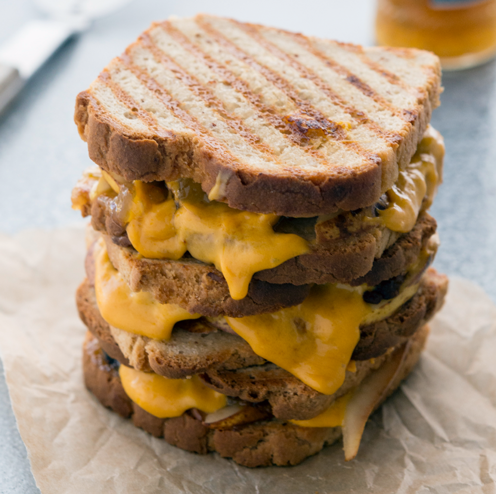 Plant-Based Grilled Cheese with Jam
