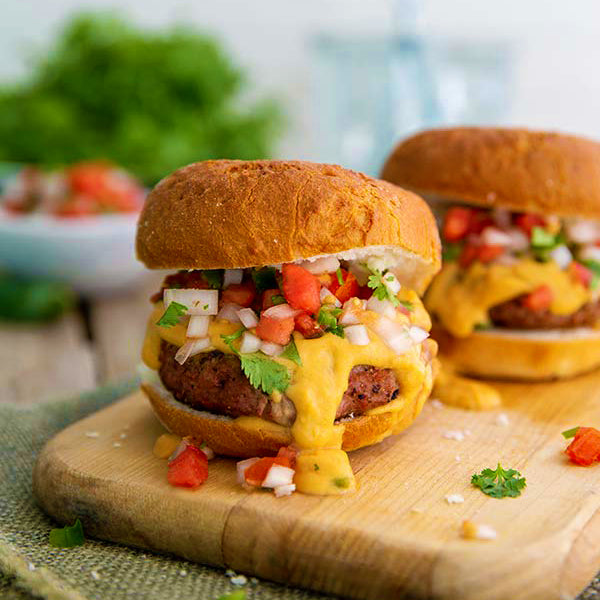 Queso Burgers