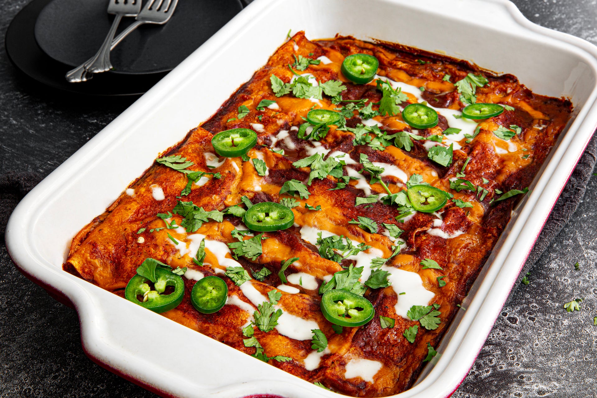 Cheesy Enchiladas House Party