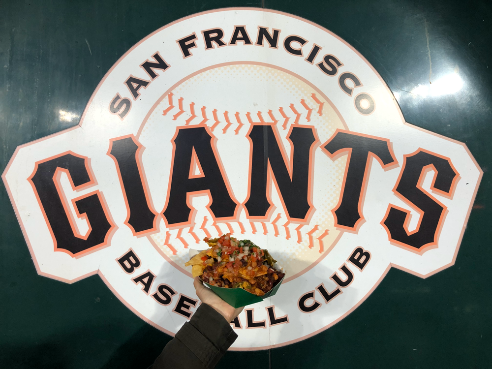 Photo of Giants Logo and Nachos